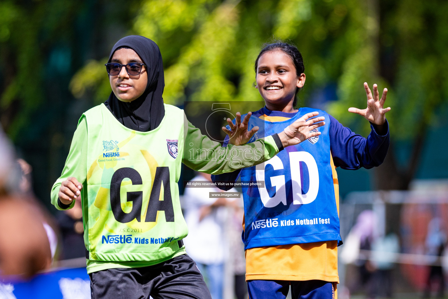 Day 1 of Nestle' Kids Netball Fiesta 2023 held in Henveyru Stadium, Male', Maldives on Thursday, 30th November 2023. Photos by Nausham Waheed / Images.mv