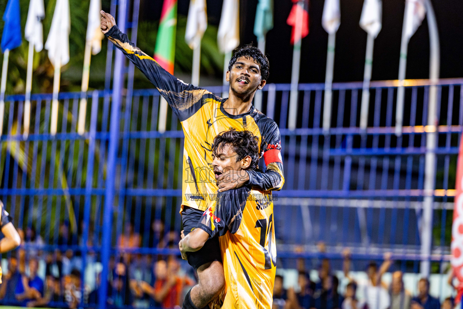 Day 2 of Eydhafushi Futsal Cup 2024 was held on Tuesday , 9th April 2024, in B Eydhafushi, Maldives Photos: Nausham Waheed / images.mv