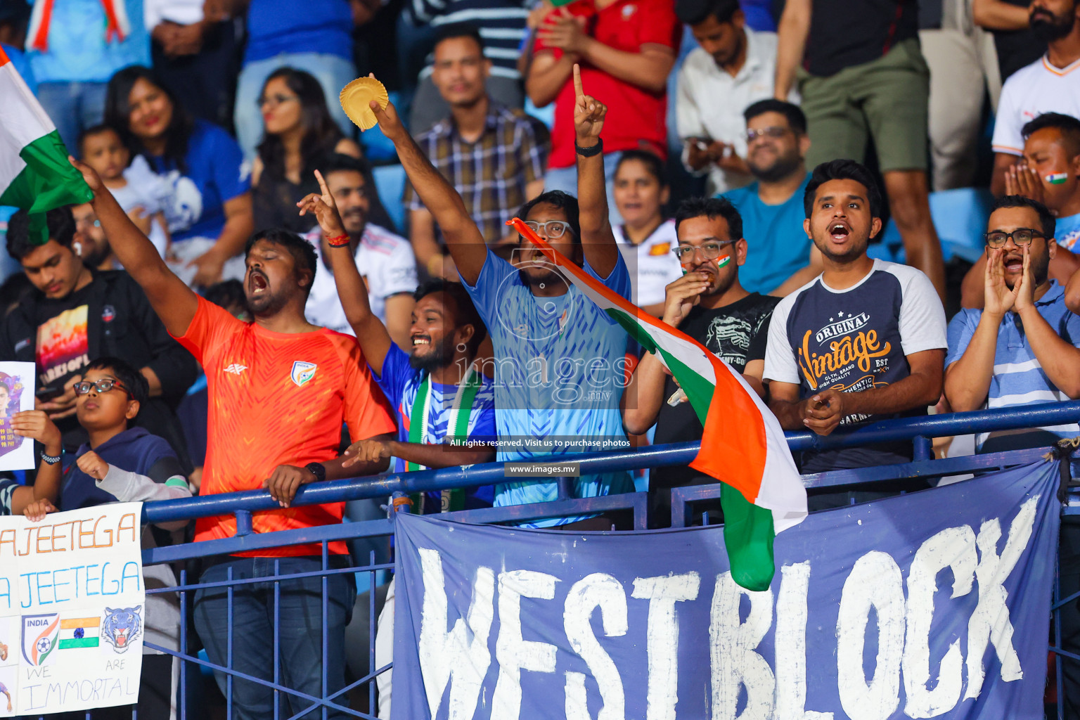 Lebanon vs India in the Semi-final of SAFF Championship 2023 held in Sree Kanteerava Stadium, Bengaluru, India, on Saturday, 1st July 2023. Photos: Nausham Waheed, Hassan Simah / images.mv