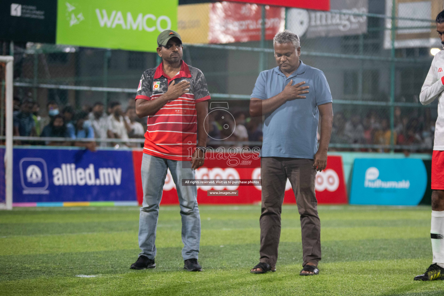 Team FSM Vs Prisons Club in the Semi Finals of Club Maldives 2021 held in Hulhumale, Maldives on 15 December 2021. Photos: Ismail Thoriq / images.mv