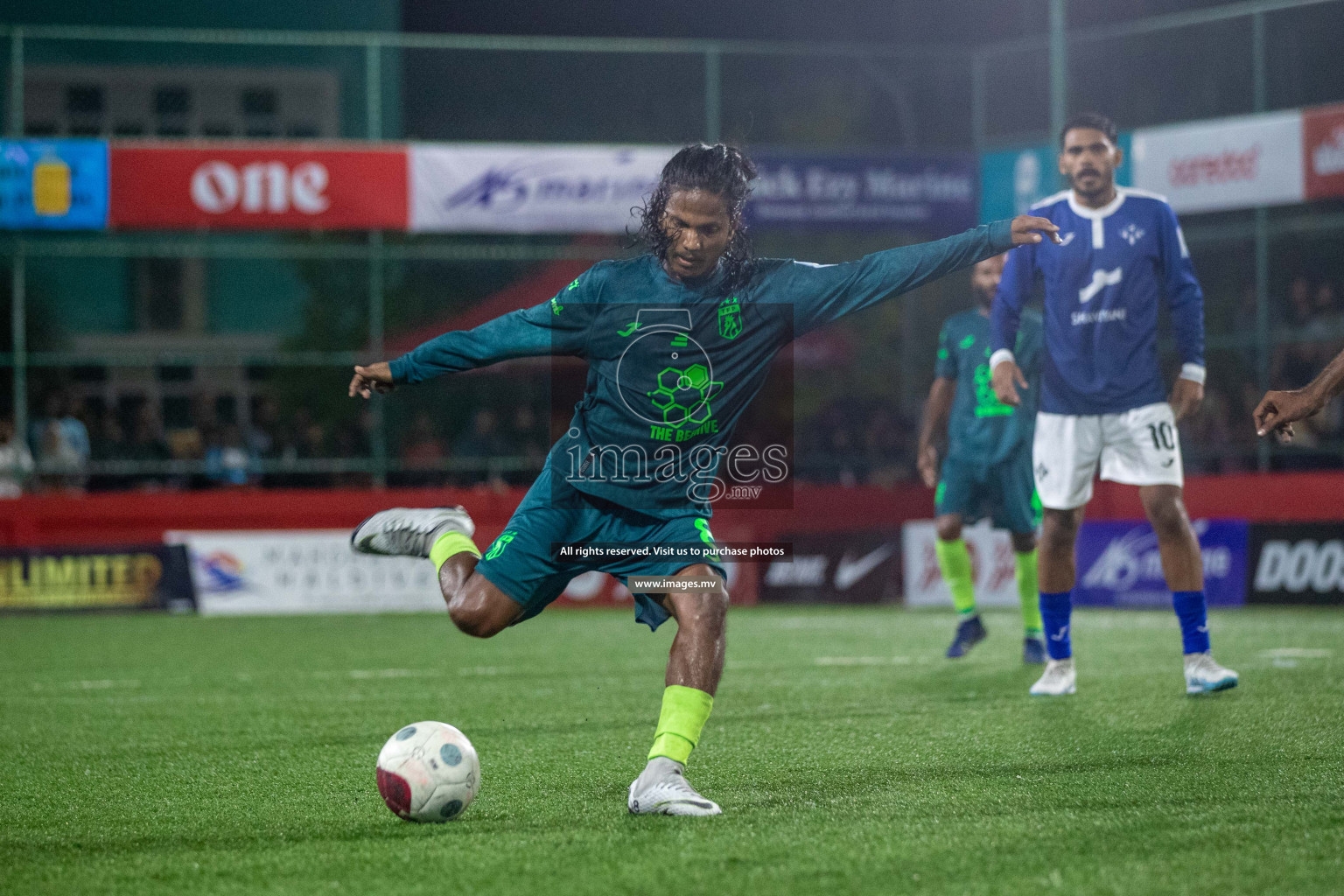 Th. Thimarafushi vs Th. Kinbidhoo in Day 12 of Golden Futsal Challenge 2023 on 16 February 2023 in Hulhumale, Male, Maldives