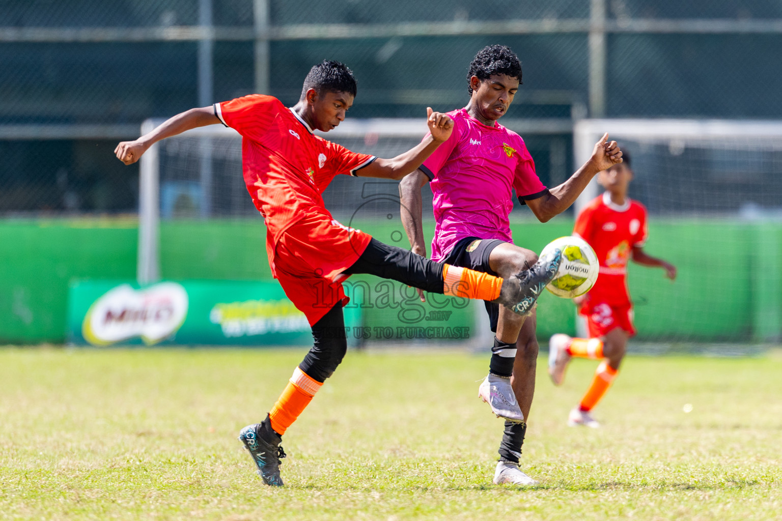 Day 5 of MILO Academy Championship 2025 (U14) was held on Monday, 3rd November 2025 at Henveiru Football Grounds, Male', Maldives . 

Photos: Mohamed Mahfooz Moosa / images.mv