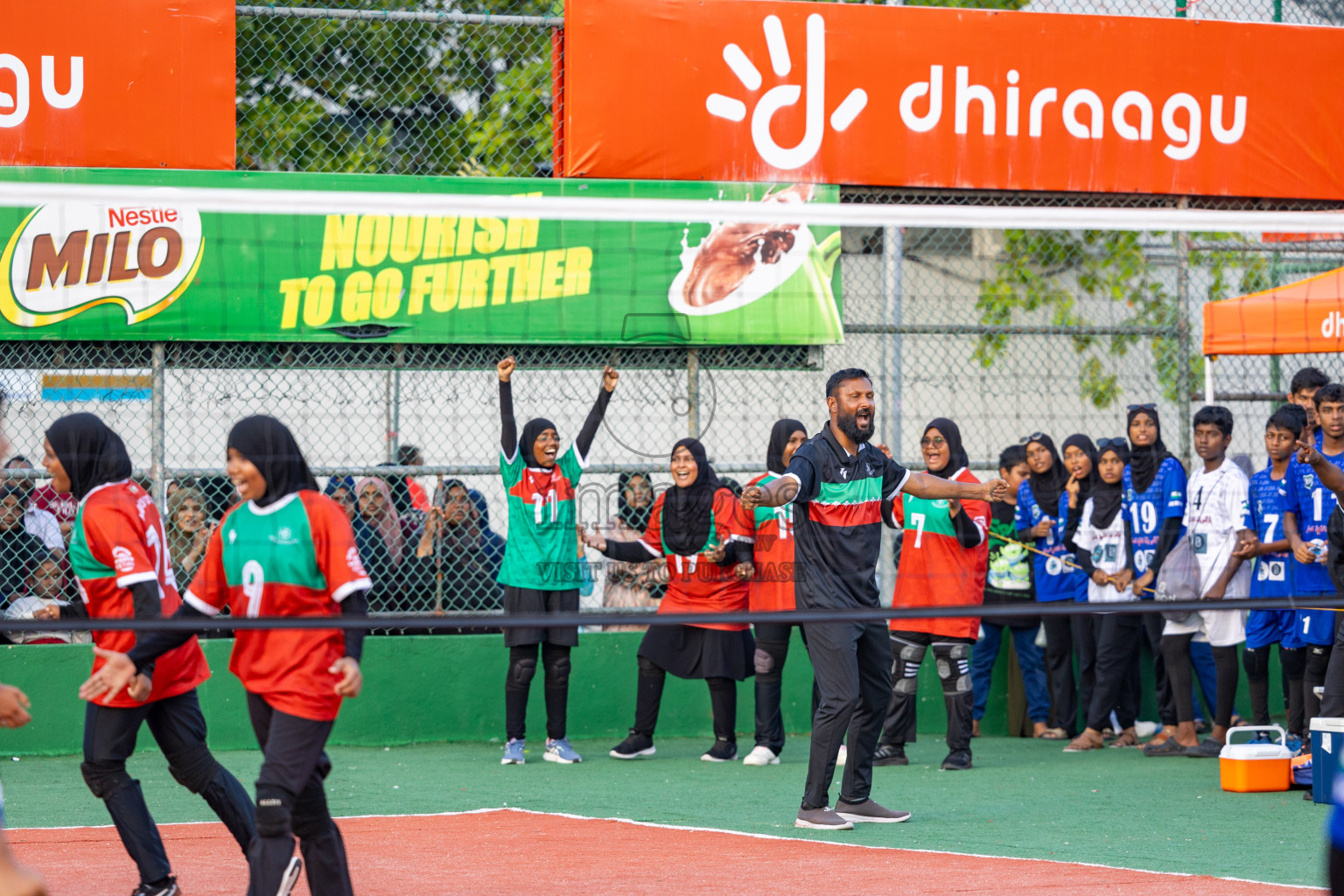 Day 6 of Interschool Volleyball Tournament 2024 was held in Ekuveni Volleyball Court at Male', Maldives on Thursday, 28th November 2024.
Photos: Ismail Thoriq / images.mv