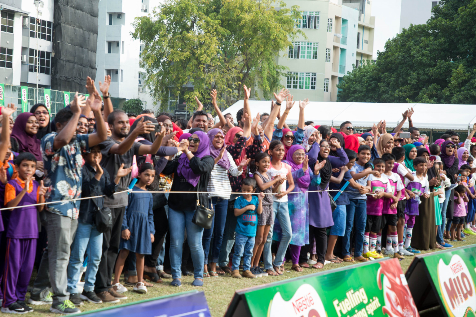 Day 4 of MILO Kids Football Fiesta in Henveiru Grounds in Male', Maldives, Saturday, February 23rd 2019 (Images.mv Photo/Suadh Abdul Sattar, Ismail Thoriq)
