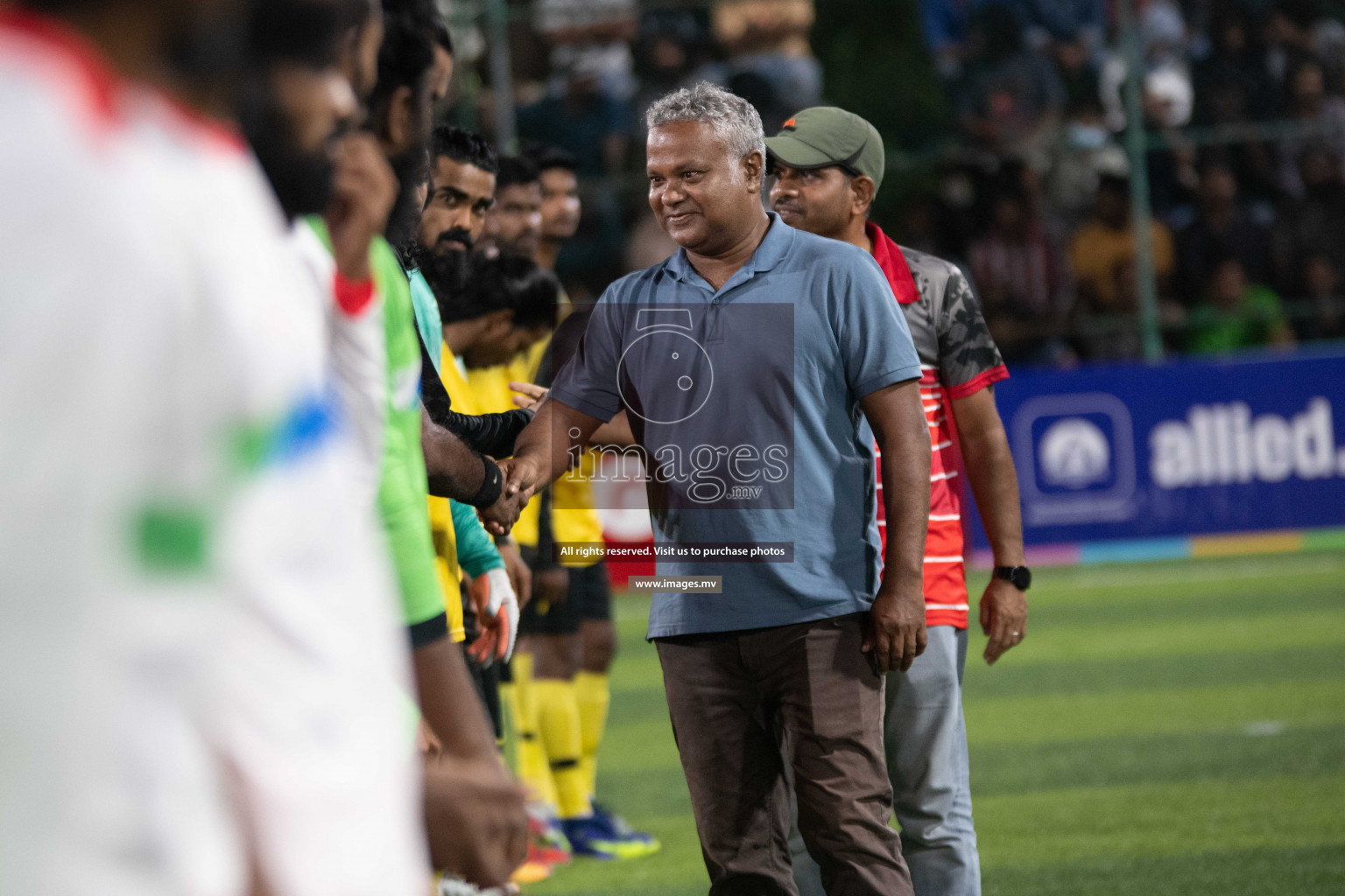 Team FSM Vs Prisons Club in the Semi Finals of Club Maldives 2021 held in Hulhumale, Maldives on 15 December 2021. Photos: Ismail Thoriq / images.mv