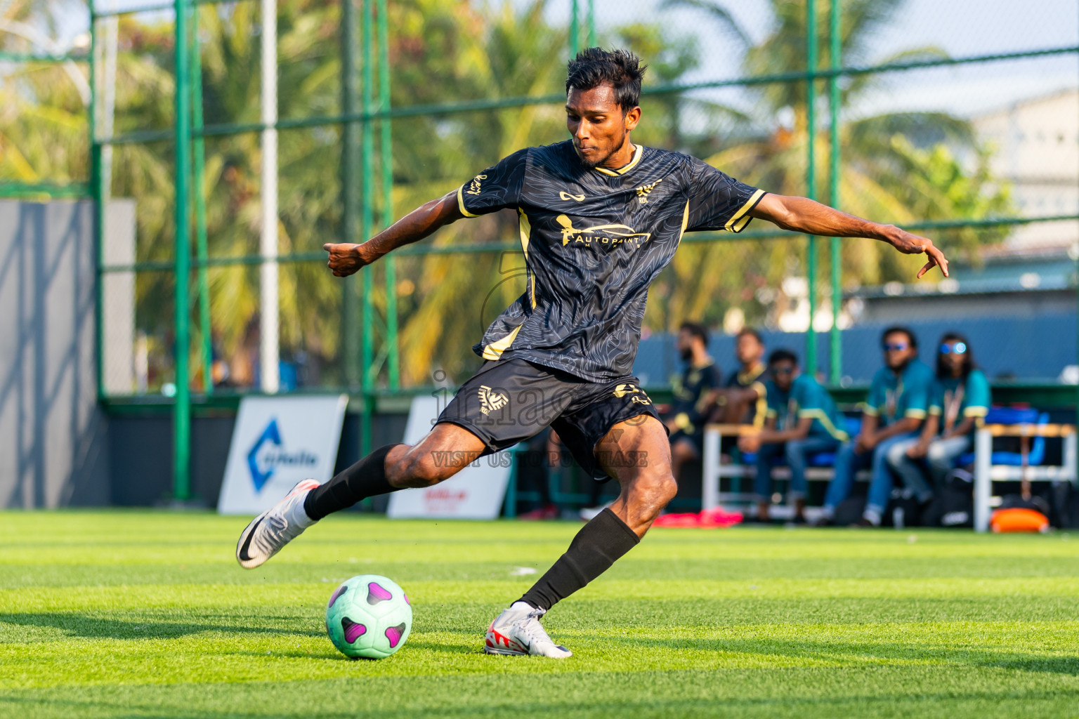 RDL vs Holiday SC in Day 4 of BG Futsal Challenge 2024 was held on Friday, 15th March 2024, in Male', Maldives Photos: Nausham Waheed / images.mv