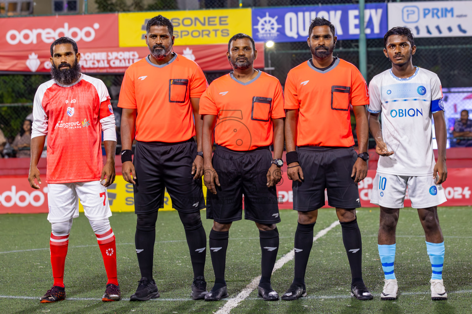 Sh Feydhoo vs N Kendhikulhudhoo on Day 37 of Golden Futsal Challenge 2024 was held on Thursday, 22nd February 2024, in Hulhumale', Maldives
Photos: Ismail Thoriq / images.mv