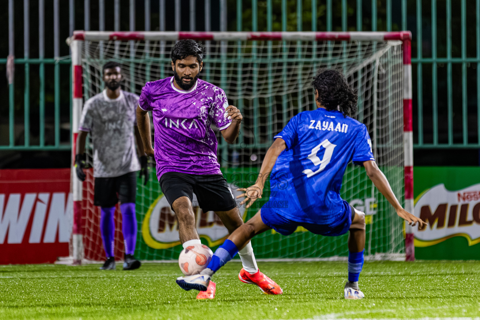 MMA SC vs Viyares in Day 9 of Club Maldives Cup Classic 2025 was held in Rehendi Futsal Ground, Hulhumale', Maldives on Monday, 22nd September 2025. Photos: Areef Adam / images.mv
