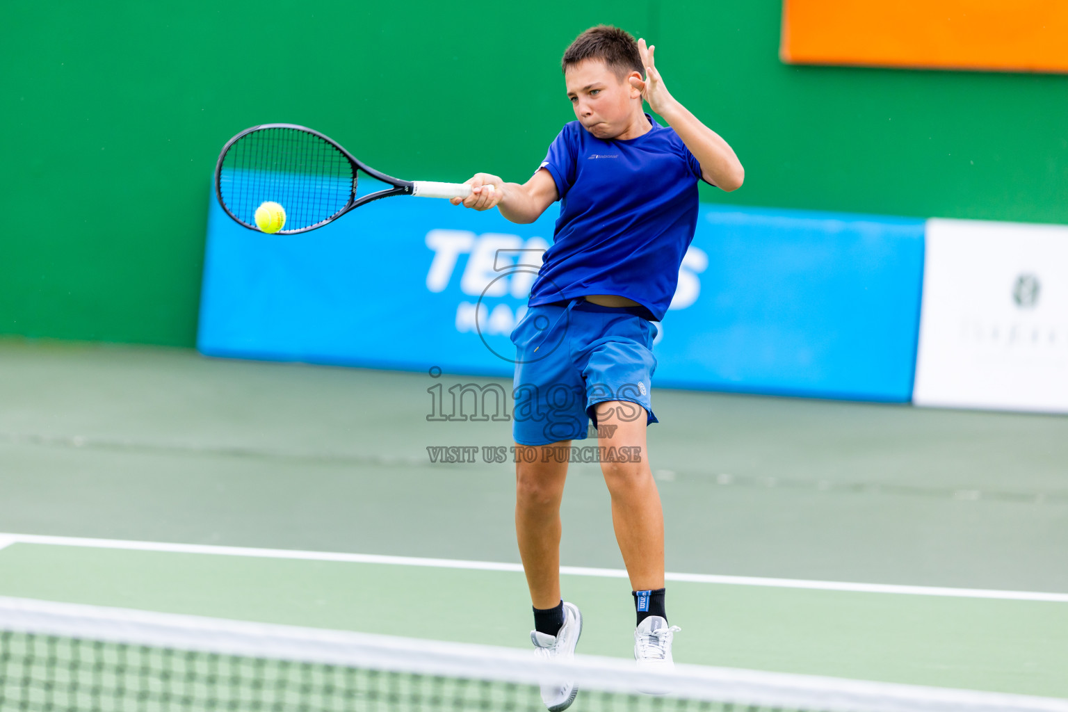 Day 6 of ATF Maldives Junior Open Tennis was held in Male' Tennis Court, Male', Maldives on Tuesday, 17th December 2024. Photos: Nausham Waheed/ images.mv