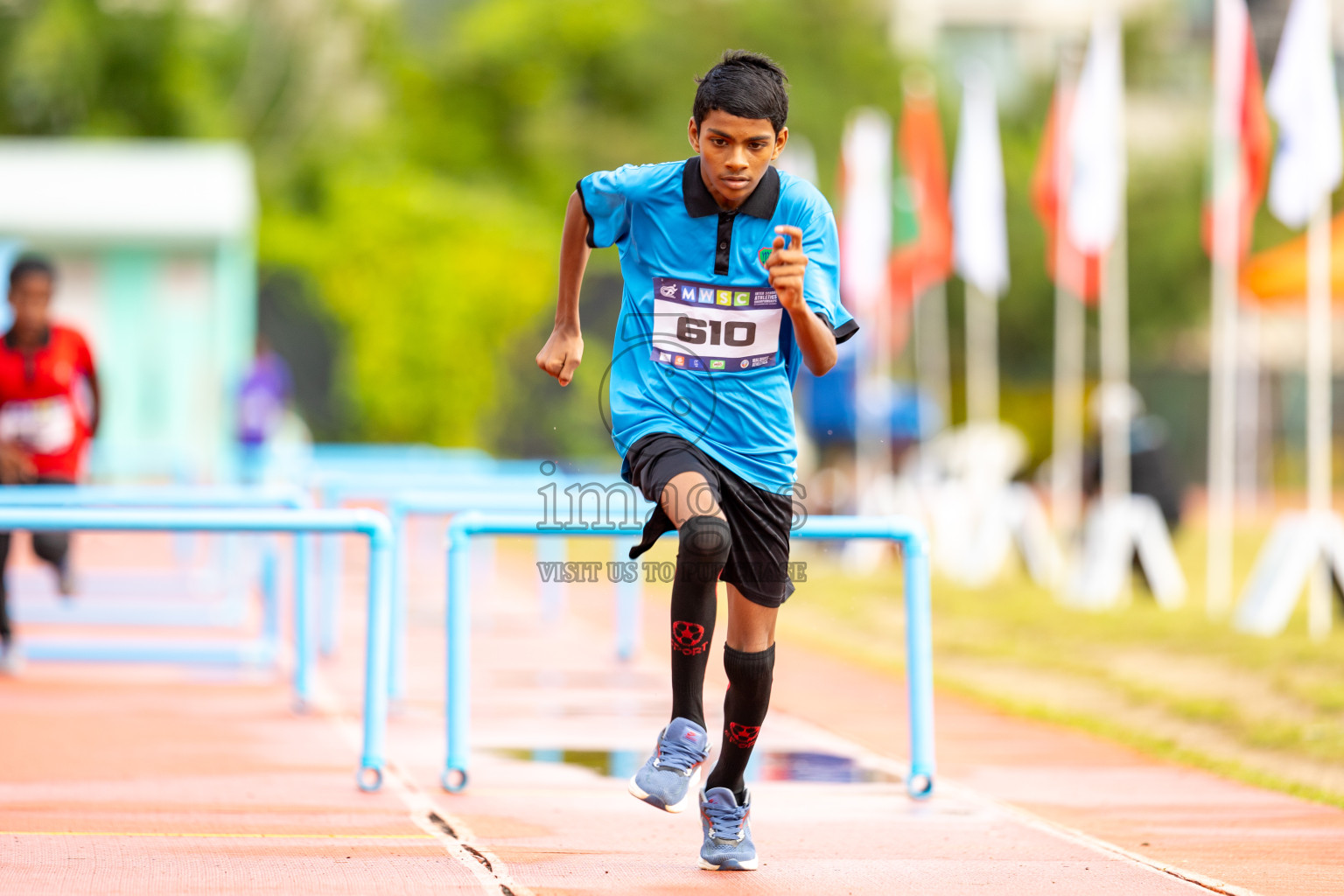 Day 2 of MWSC Interschool Athletics Championships 2024 held in Hulhumale Running Track, Hulhumale, Maldives on Sunday, 10th November 2024.
Photos by: Ismail Thoriq / Images.mv