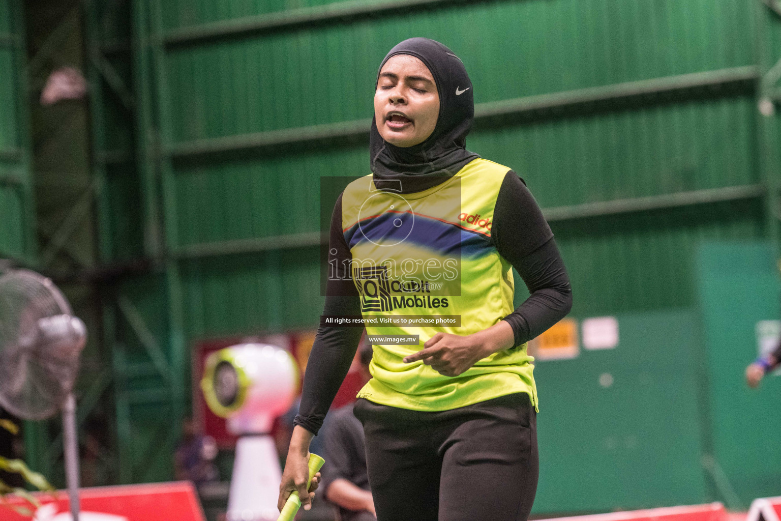 Day 4 of Badminton association mixed group championship 2021 held in Male', Maldives Photos by Nausham Waheed