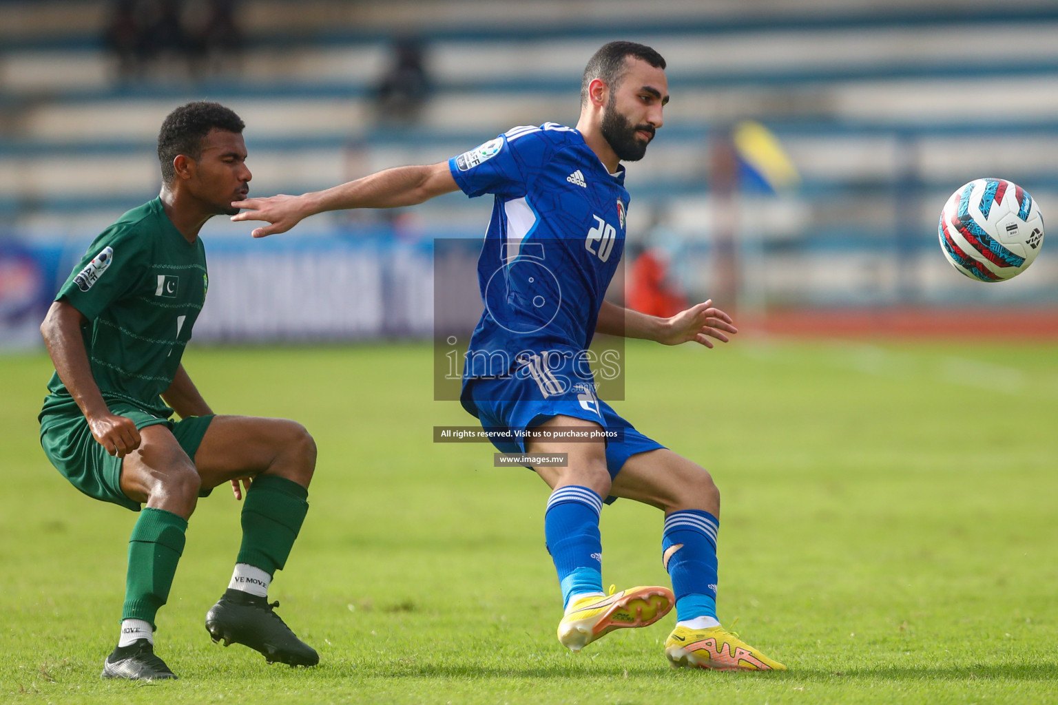 Pakistan vs Kuwait in SAFF Championship 2023 held in Sree Kanteerava Stadium, Bengaluru, India, on Saturday, 24th June 2023. Photos: Nausham Waheedh / images.mv