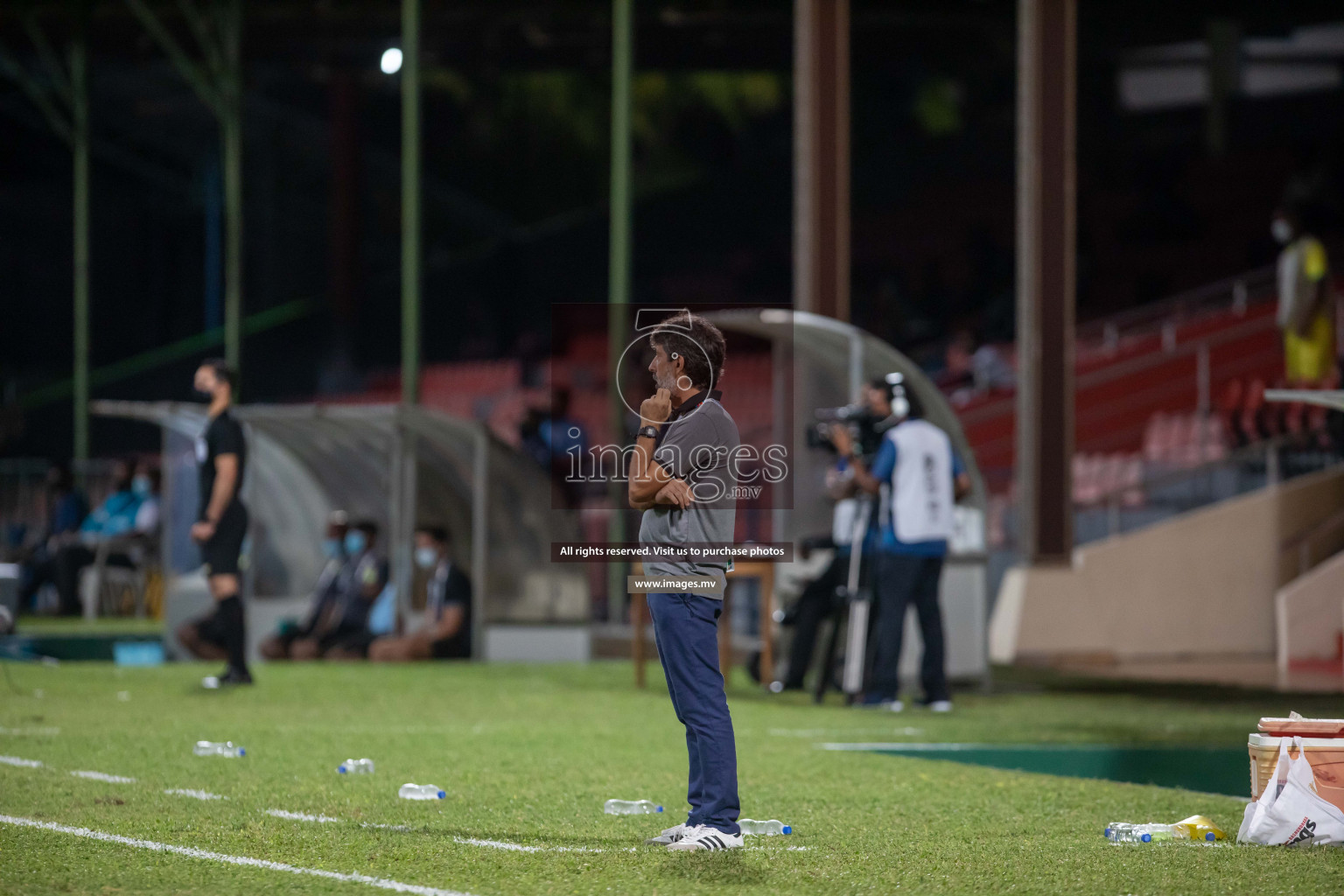 AFC Cup 2021 - Bashundhara Kings vs Maziya SRC in Male', Maldives on 18 August 2021.