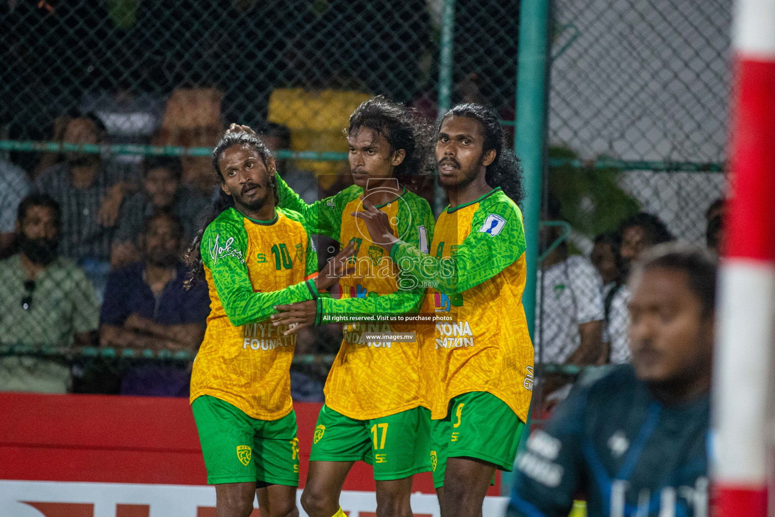 GDh. Hoandedhdhoo vs GDh. Vaadhoo in Day 12 of Golden Futsal Challenge 2023 on 16 February 2023 in Hulhumale, Male, Maldives