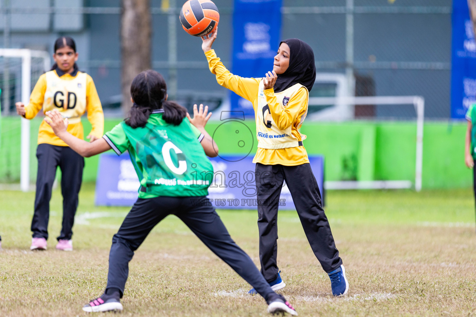 Day 3 of Nestle' Kids Netball Fiesta 2023 held in Henveyru Stadium, Male', Maldives on Saturday, 2nd December 2023. Photos by Nausham Waheed / Images.mv