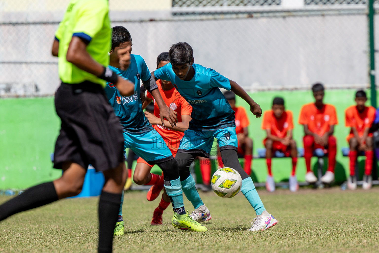 Day 4 of MILO Academy Championship 2024 (U-14) was held in Henveyru Stadium, Male', Maldives on Sunday, 3rd November 2024. 
Photos: Hassan Simah / Images.mv