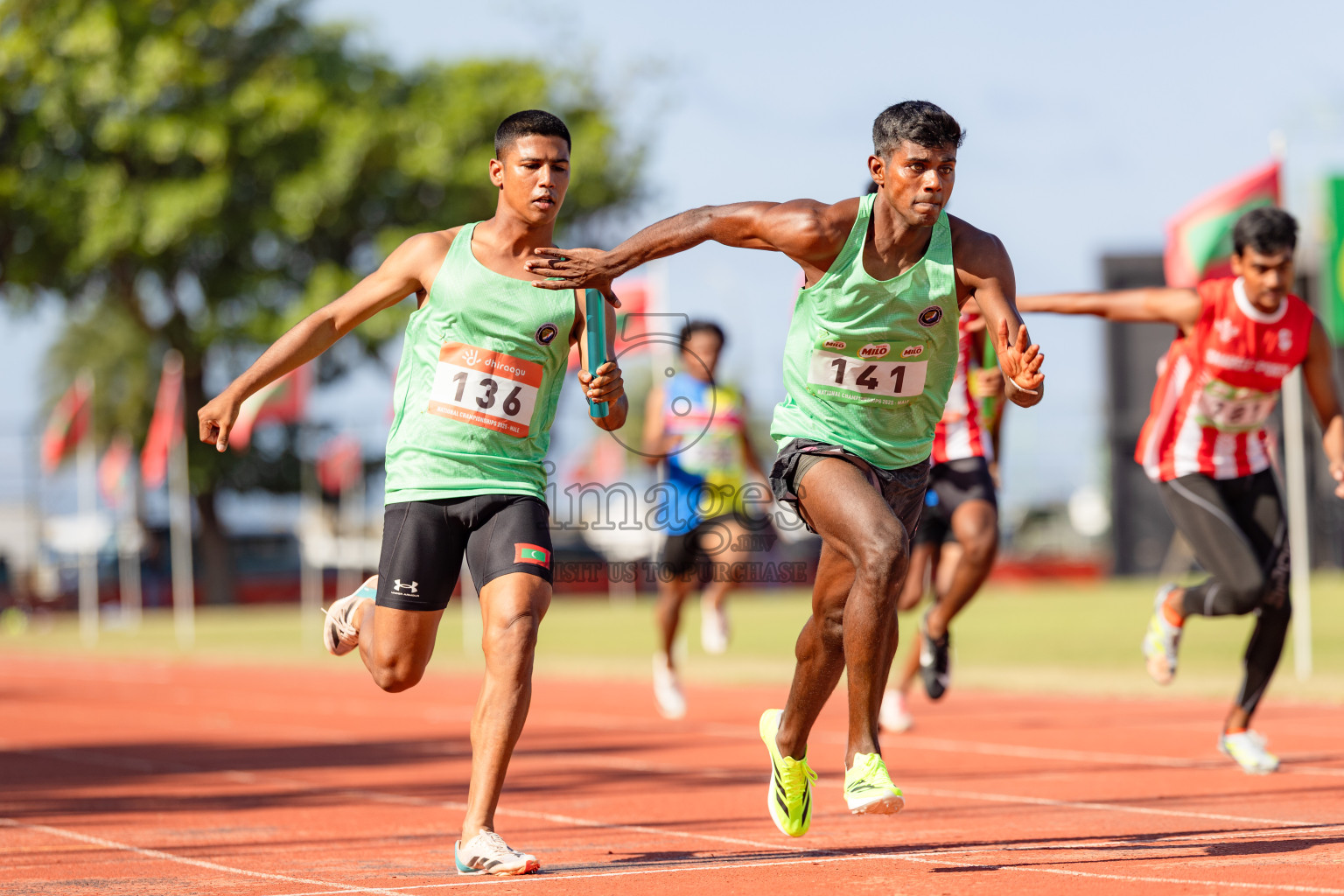 Day 3 of National Athletics Championship 2025 was held at Ekuveni Running Ground in Male', Maldives on Saturday, 16th August 2025. Photos: Hasni / images.mv