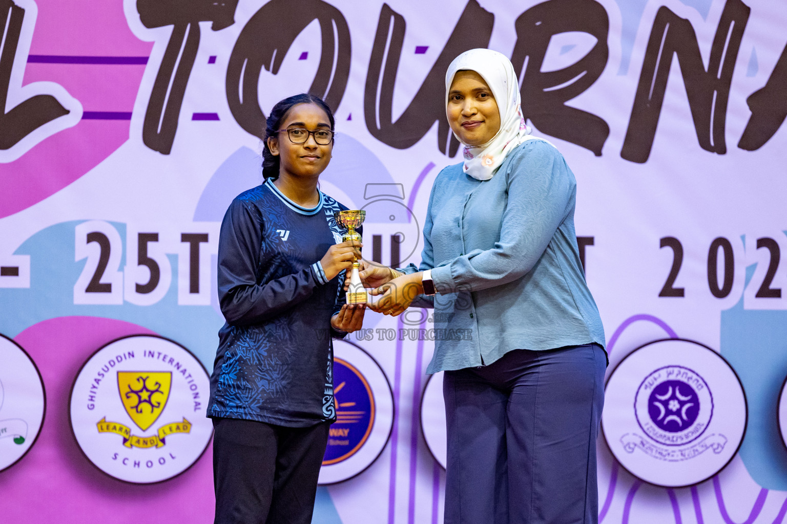 Closing Ceremony of Inter-school Netball Tournament held in Social Center at Male', Maldives on Monday, 26th August 2024. Photos: Hassan Simah / images.mv