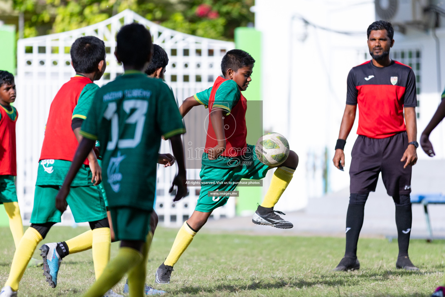 Day 2 of MILO Academy Championship 2023 (U12) was held in Henveiru Football Grounds, Male', Maldives, on Saturday, 19th August 2023. Photos: Nausham Waheedh / images.mv