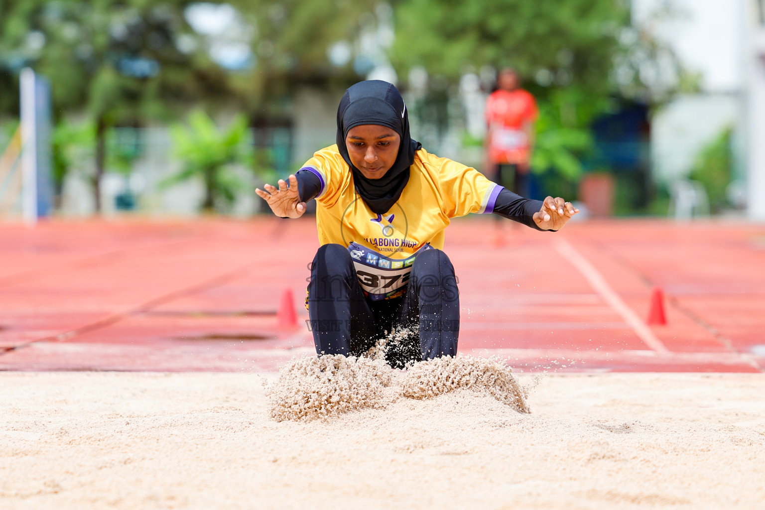 Day 1 of MWSC Interschool Athletics Championships 2024 held in Hulhumale Running Track, Hulhumale, Maldives on Saturday, 9th November 2024. 
Photos by: Ismail Thoriq, Hassan Simah / Images.mv