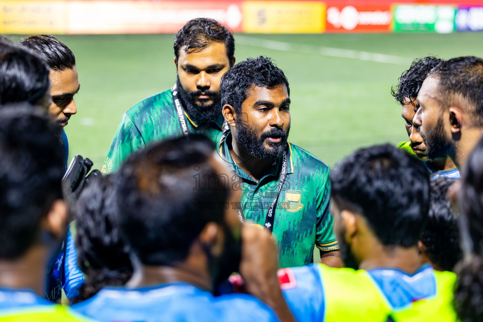 GA Gemanafushi VS GA Nilandhoo in Day 8 of Golden Futsal Challenge 2025 was held on Sunday, 12th January 2025, in Hulhumale', Maldives Photos: Nausham Waheed , Ismail Thoriq / images.mv