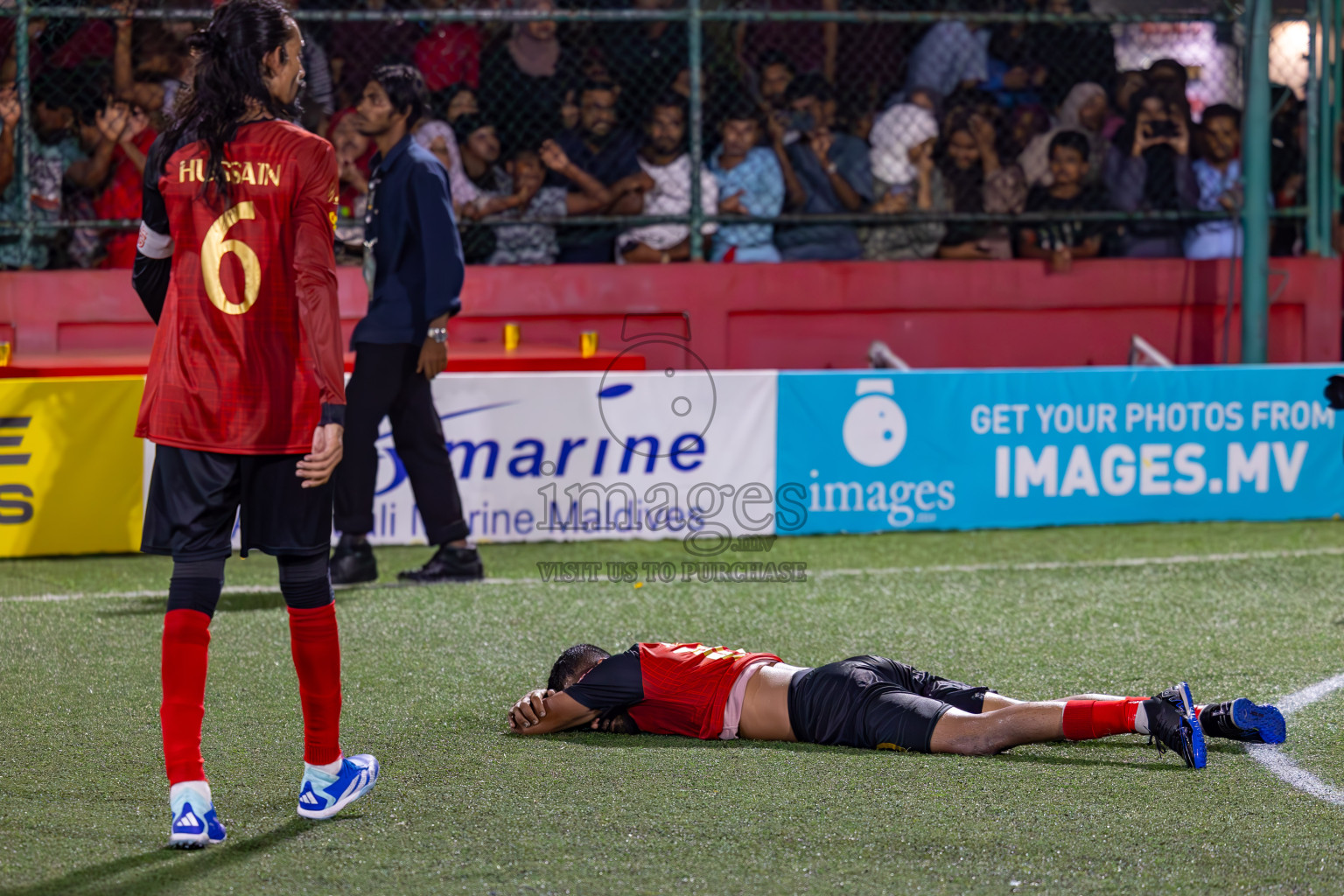 B Eydhafushi vs L Gan in the Final of Golden Futsal Challenge 2024 was held on Thursday, 7th March 2024, in Hulhumale', Maldives 
Photos: Ismail Thoriq / images.mv