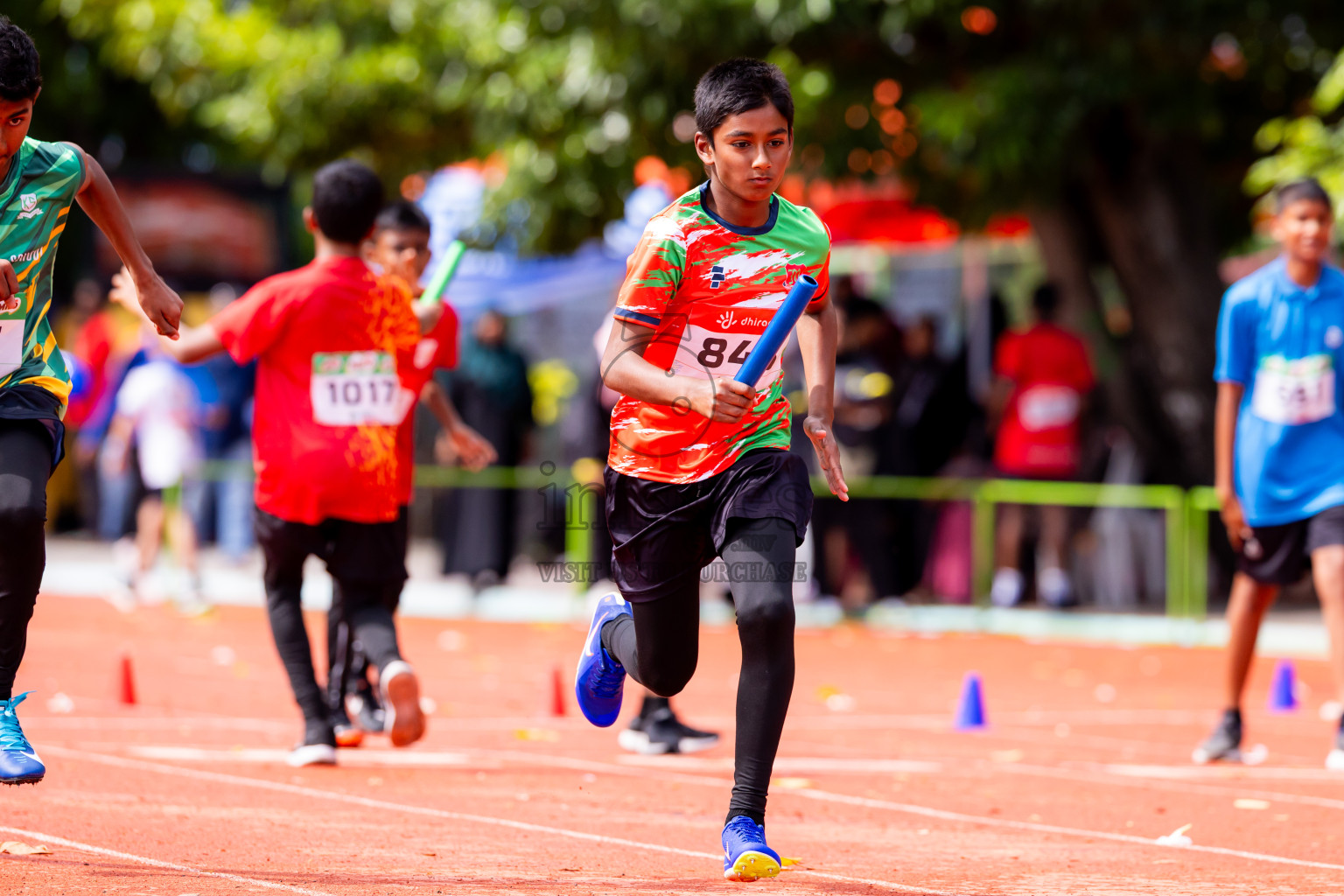 Day 6 of Inter-school Athletics Championship 2025 held in Ekuveni Synthetic Track, Male', Maldives on Sunday, 12th October 2025. Photos by: Nausham Waheed / Images.mv