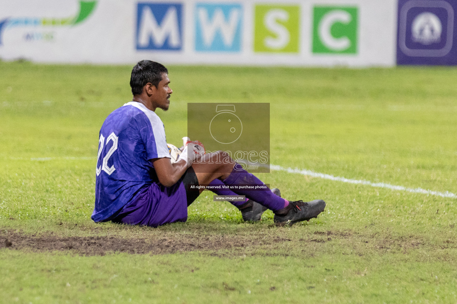 Club Valencia vs Maziya SRC in Ooredoo Dhivehi Premier League 2021/22 on 06 July 2022, held in National Football Stadium, Male', Maldives