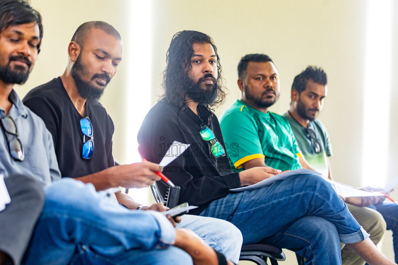 Draw Ceremony of FAM Youth Championship held in Male, Maldives, on Monday, 3rd June 2024 Photos: Nausham Waheed / images.mv