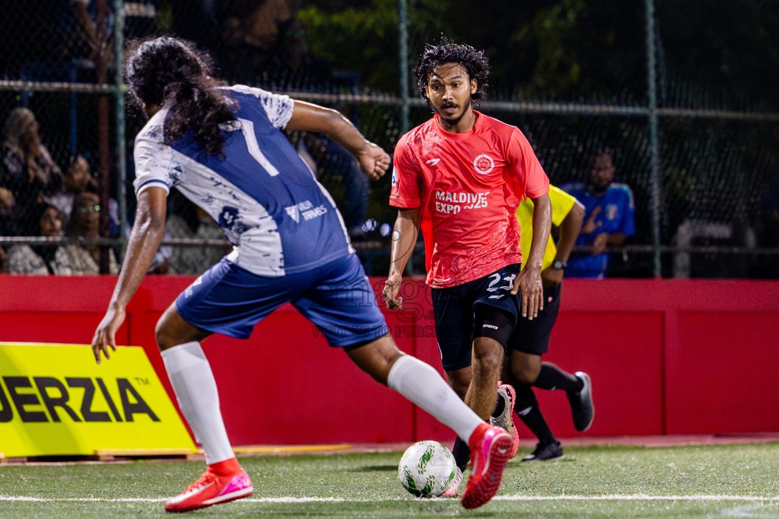 Trade Club vs Villa Travels in Day 3 of Office League 2025 was held on Friday, 18th April 2025 in Hulhumale', Maldives. Photos: Nausham Waheed / images.mv