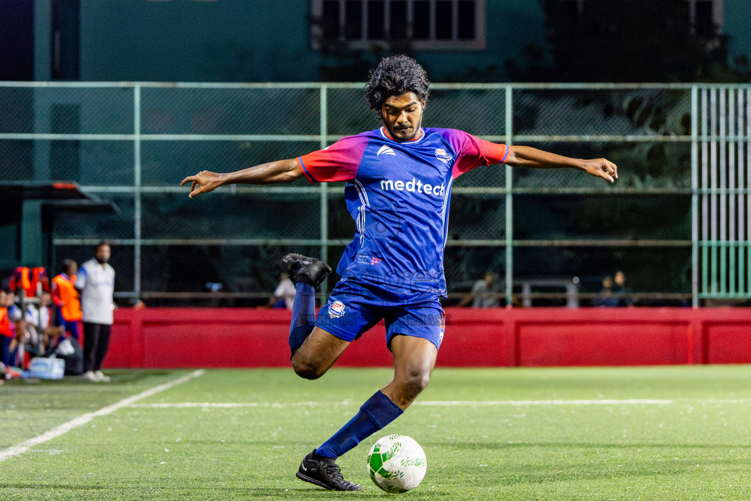 Antrac vs Medtech in Day 6 of Office League 2025 was held on Monday, 21st April 2025 in Hulhumale', Maldives. Photos: Nausham Waheed / images.mv