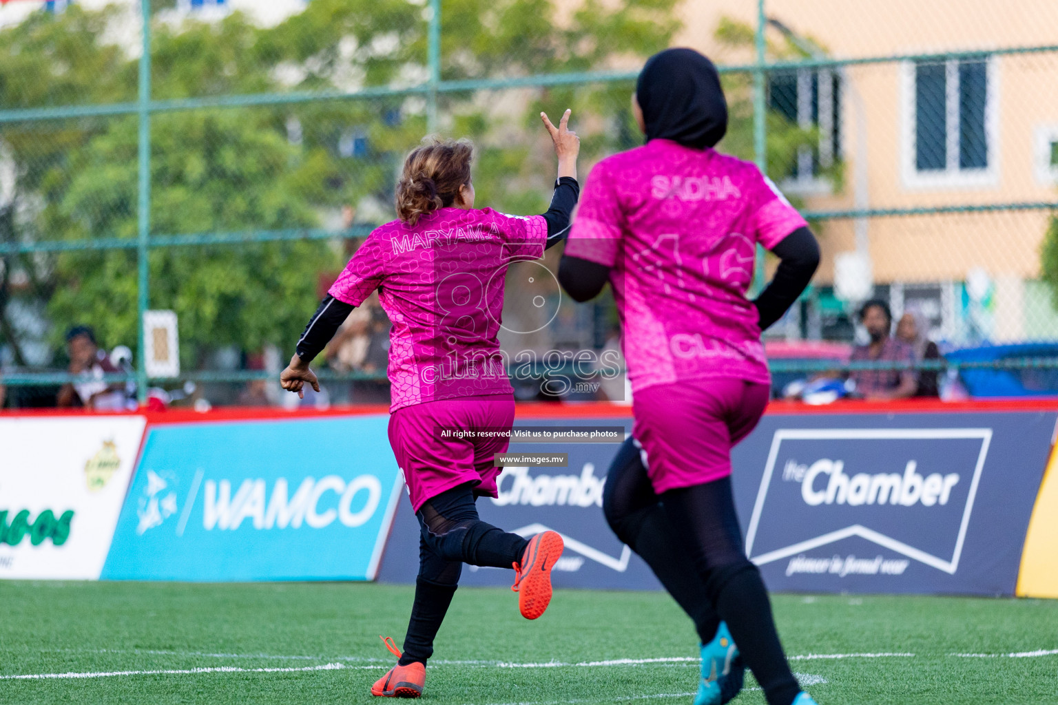 Team Fenaka vs Club MYS in Eighteen Thirty Women's Futsal Fiesta 2022 was held in Hulhumale', Maldives on Monday, 17th October 2022. Photos: Mohamed Mahfooz Moosa / images.mv