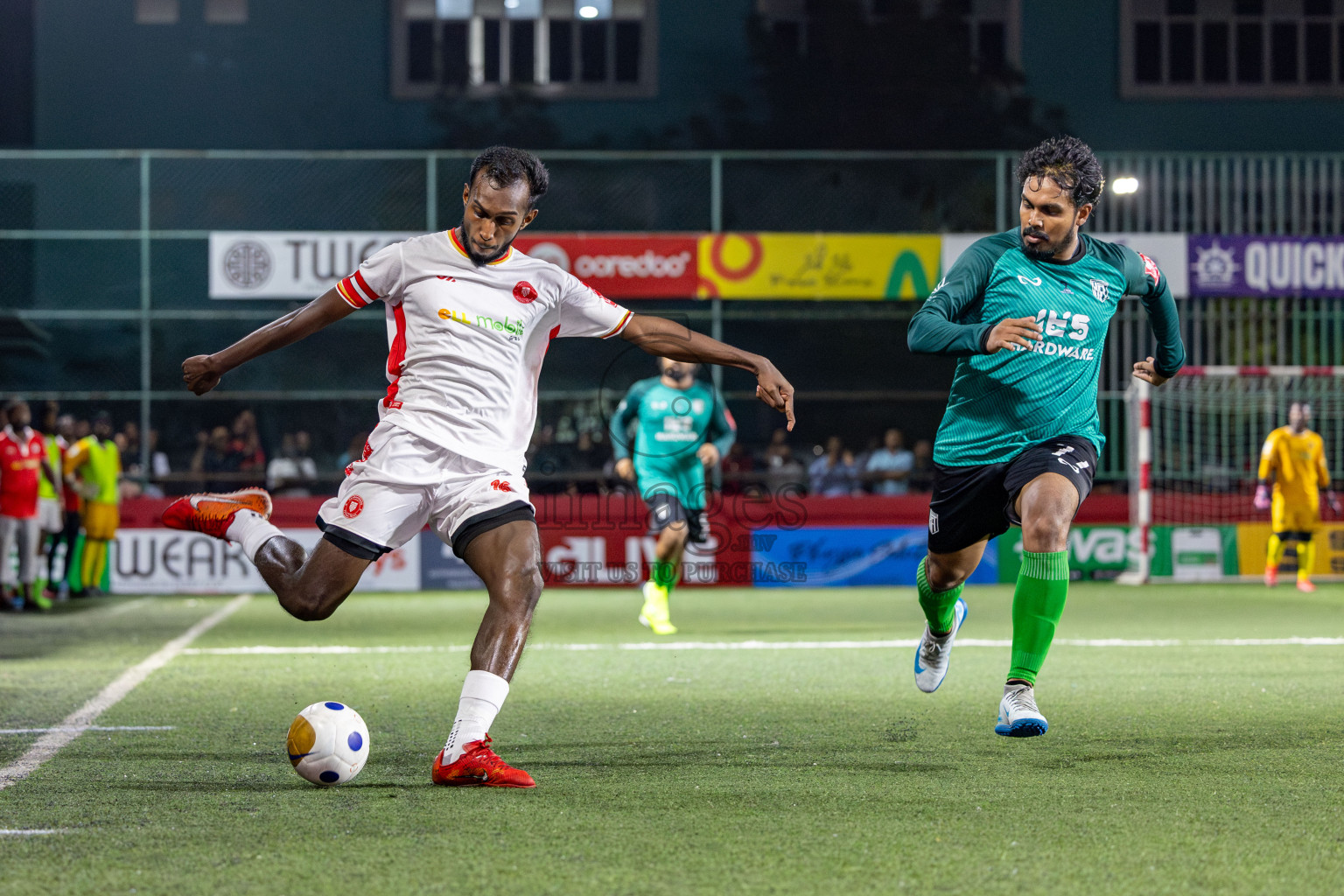 HA. Maarandhoo vs HA. Kelaa in Day 1 of Golden Futsal Challenge 2025 on Sunday, 5th January 2025, in Hulhumale', Maldives 
Photos: Nausham Waheed / images.mv