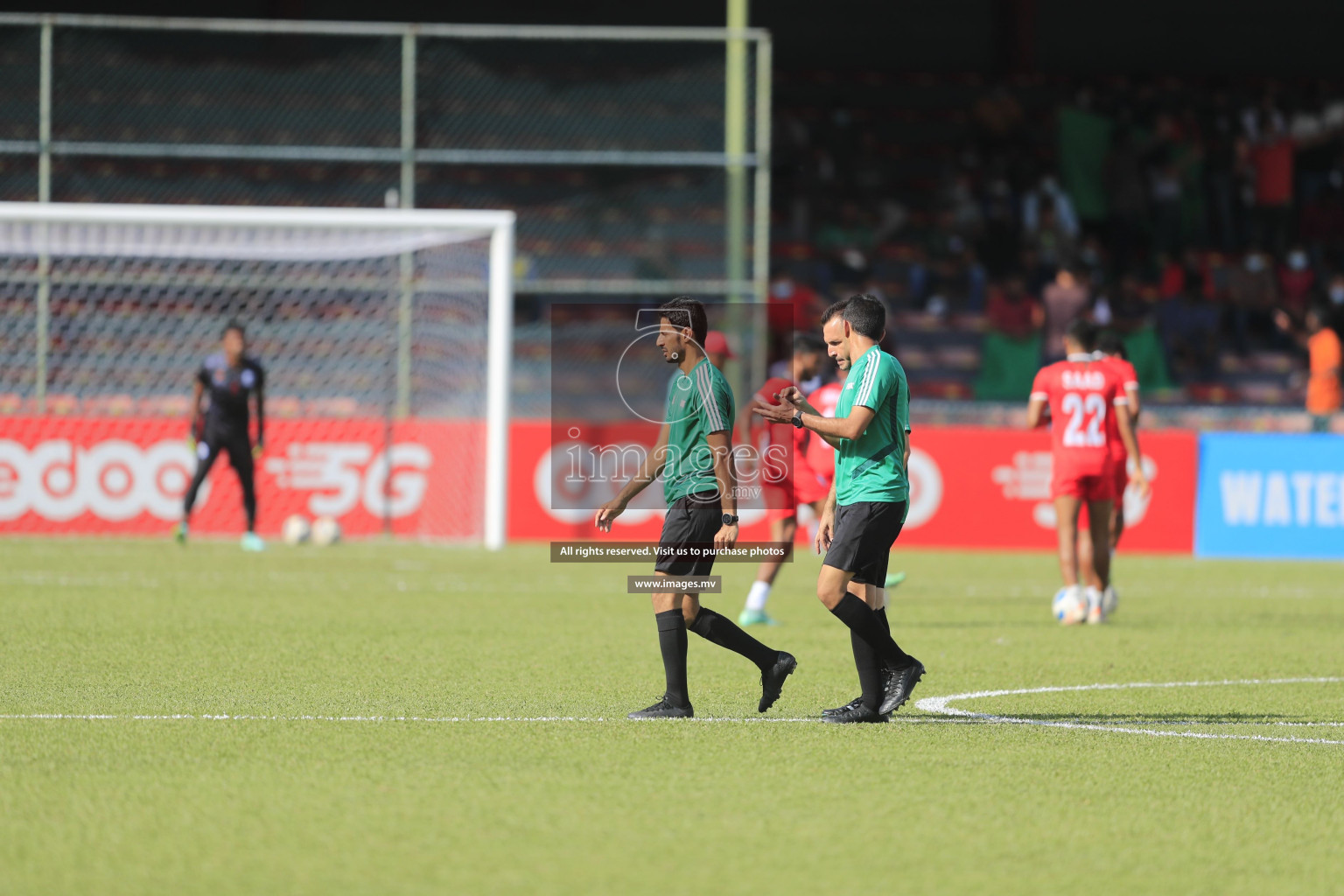 Bangladesh vs India in SAFF Championship 2021 held on 1st October 2021 in Galolhu National Stadium, Male', Maldives