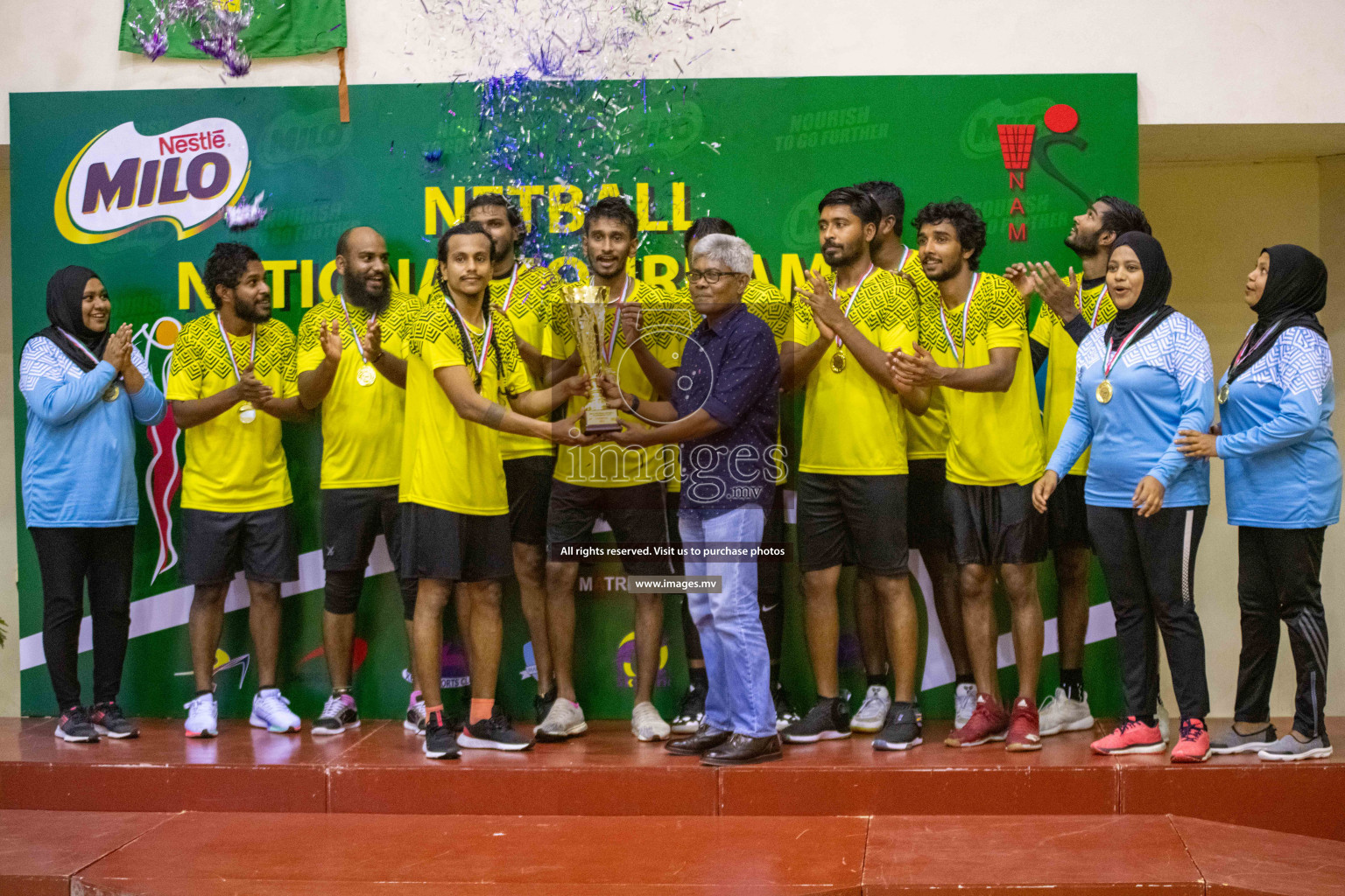 Kulhudhuffushi Youth & R.C vs Club Matrix in the Finals of Milo National Netball Tournament 2021 held on 4th December 2021 in Male', Maldives Photos: Ismail Thoriq / images.mv