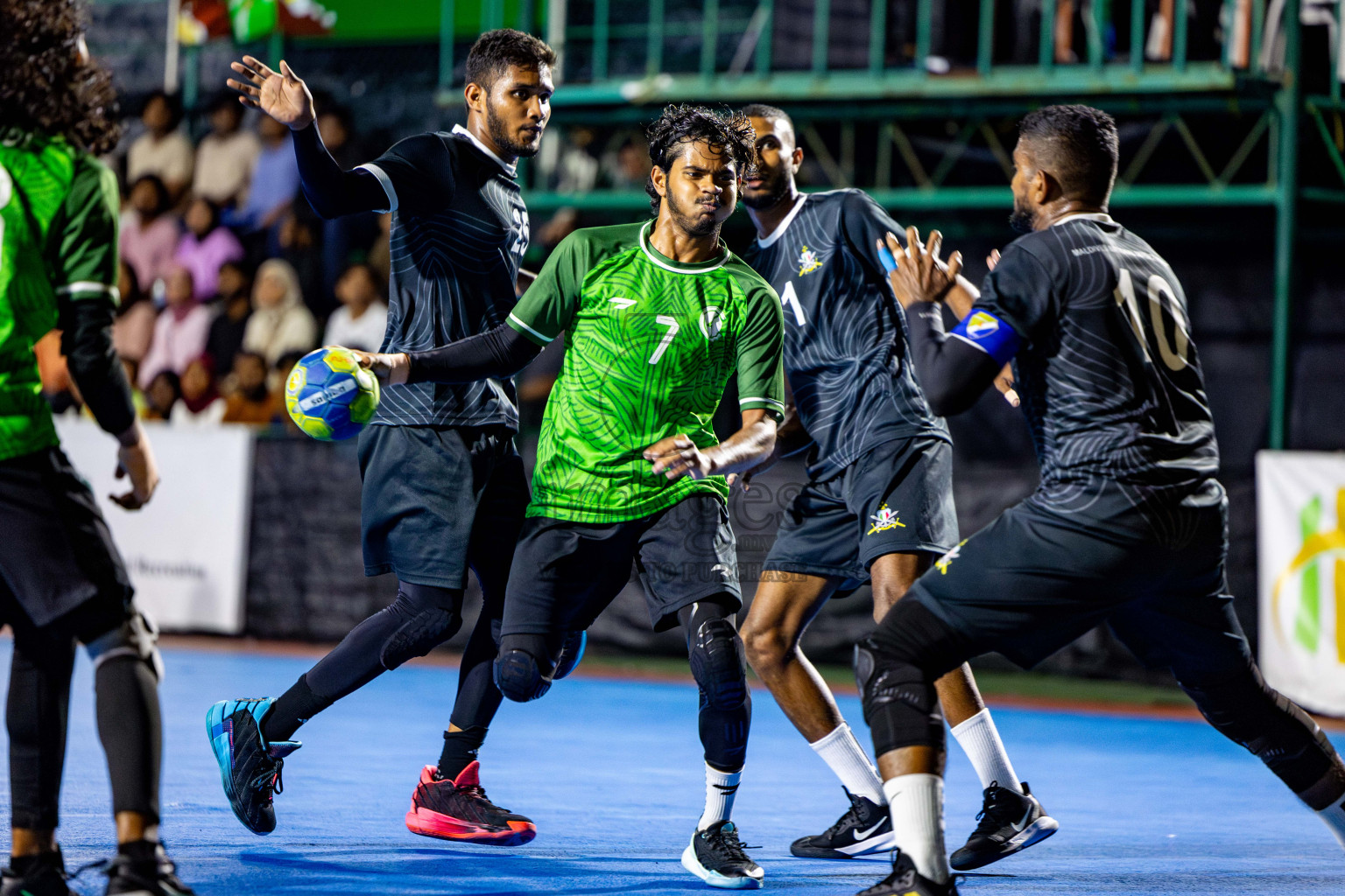 2nd Division Final of 8th Inter-Office/Company Handball Tournament 2024, held in Handball ground, Male', Maldives on Tuesday, 17th September 2024 Photos: Nausham Waheed/ Images.mv