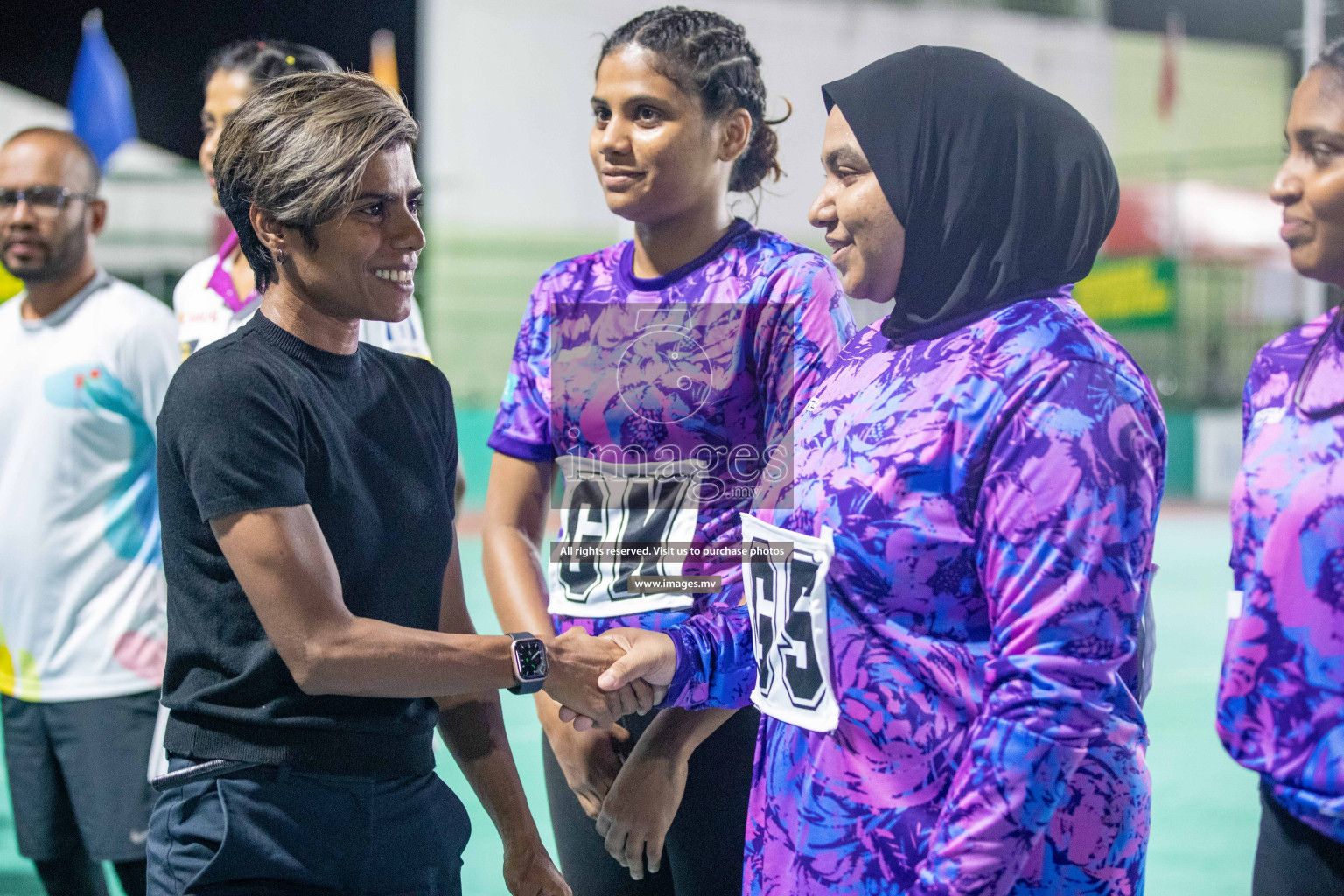 Day 2 of 20th Milo National Netball Tournament 2023, held in Synthetic Netball Court, Male', Maldives on 30th May 2023 Photos: Nausham Waheed/ Images.mv