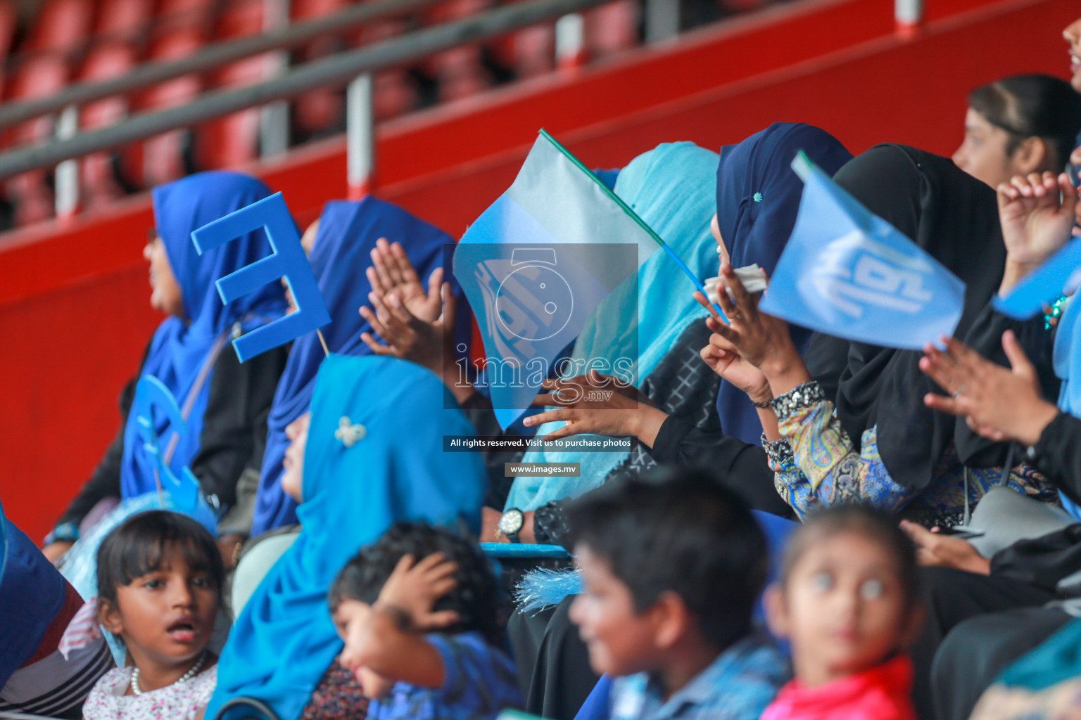 Hiriya School vs LH.EDU.CENTRE in MAMEN Inter School Football Tournament 2019 (U13) in Male, Maldives on 19th April 2019 Photos: Hassan Simah/images.mv