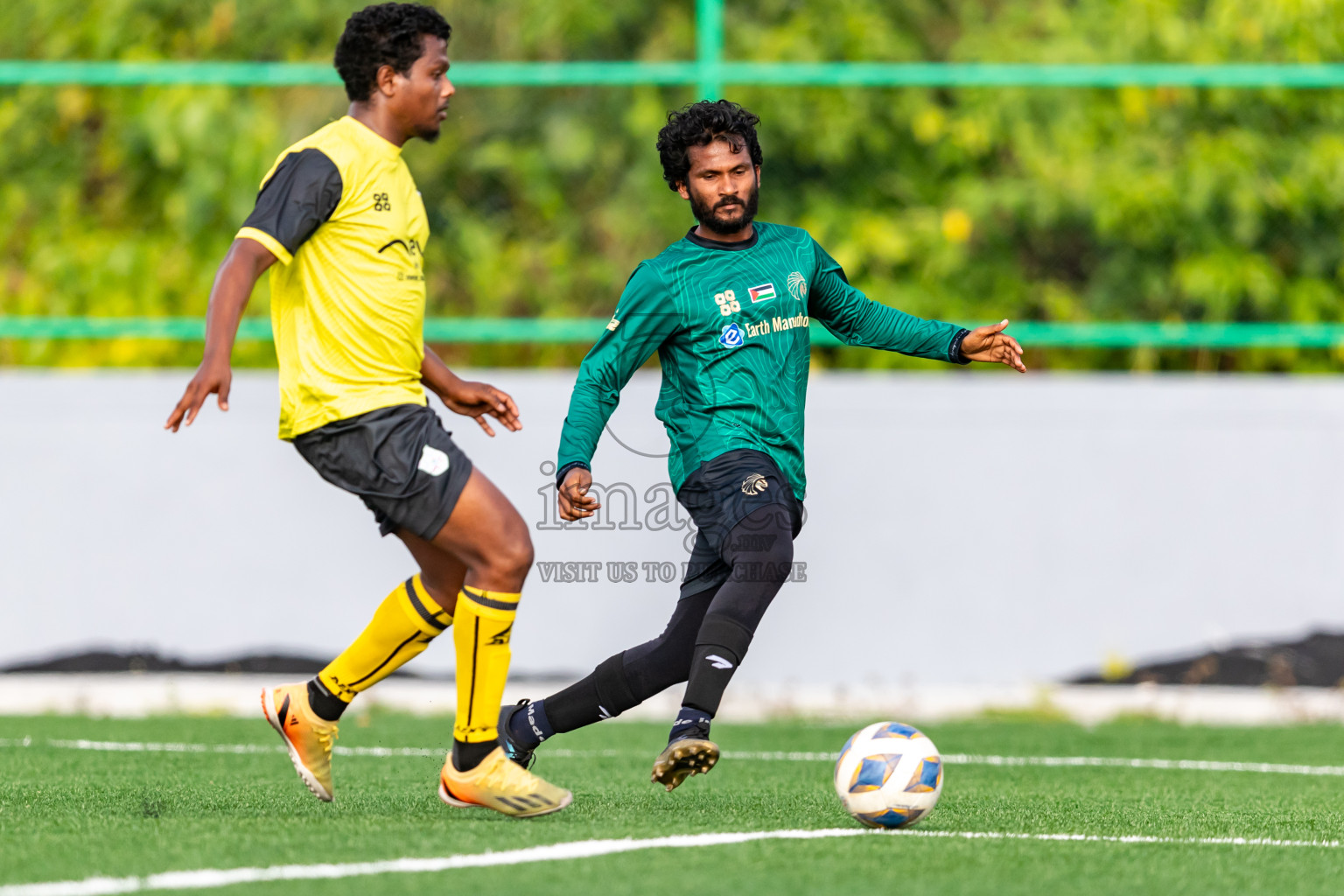 Baburu SC vs Kanmathi Juniors from Manadhoo Council Cup 2024 in N Manadhoo Maldives on Friday, 23rd February 2023. Photos: Nausham Waheed / images.mv