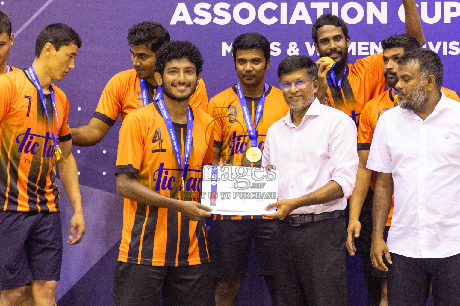 Final of Men's Division of Volleyball Association Cup 2023 held in Male', Maldives on Tuesday, 26th December 2023 at Social Center Indoor Hall Photos By: Nausham Waheed /images.mv