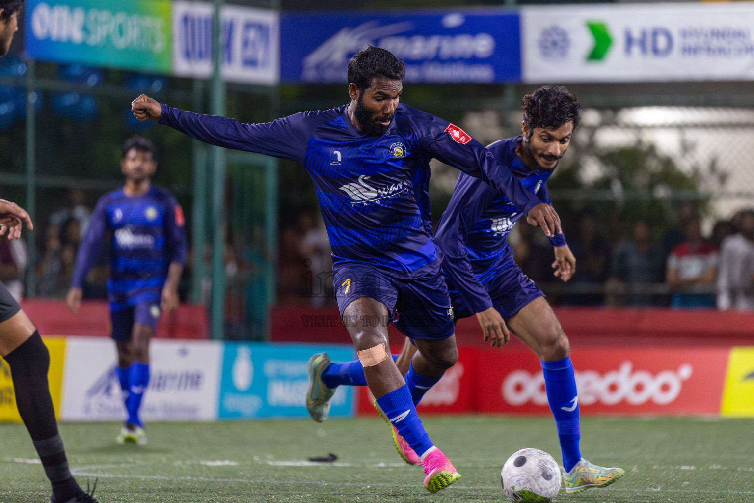 HA Baarah vs HA Utheemu in Day 5 of Golden Futsal Challenge 2024 was held on Friday, 19th January 2024, in Hulhumale', Maldives Photos: Mohamed Mahfooz Moosa / images.mv