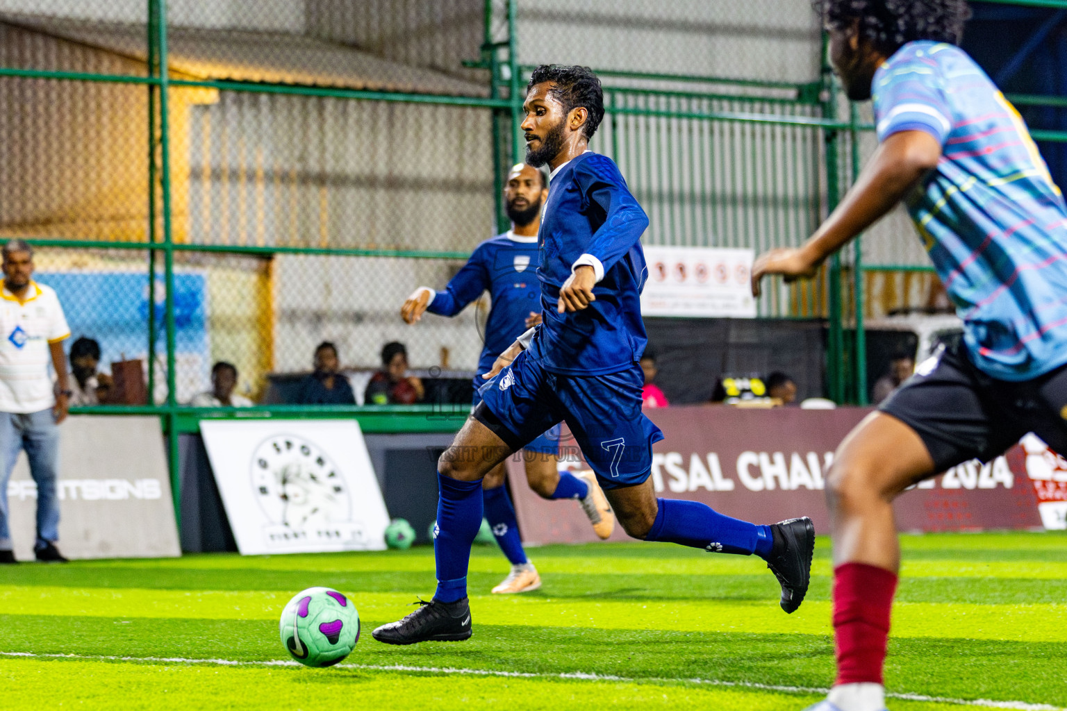 BG New Generation vs Escolar FC in Day 7 of BG Futsal Challenge 2024 was held on Monday, 18th March 2024, in Male', Maldives Photos: Nausham Waheed / images.mv