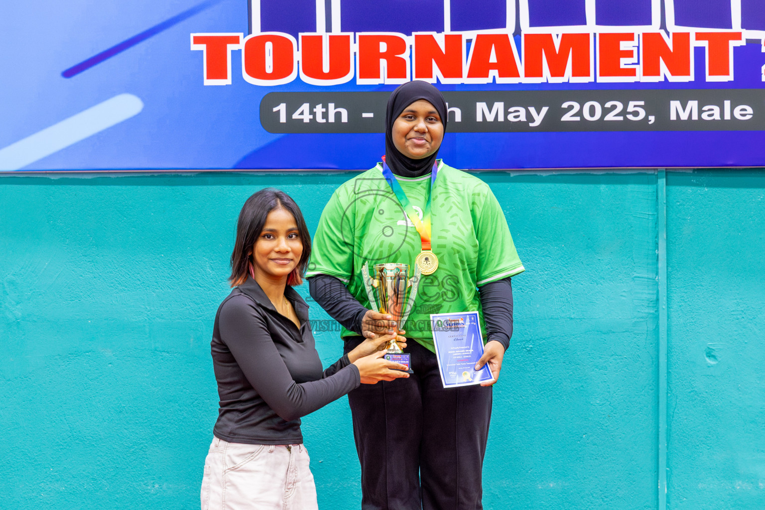Day 8 of Interschool Table Tennis Tournament 2025 held at Male' TT Hall, Male', Maldives on Thursday, 22nd May 2025.
Photos by: Ismail Thoriq / images.mv