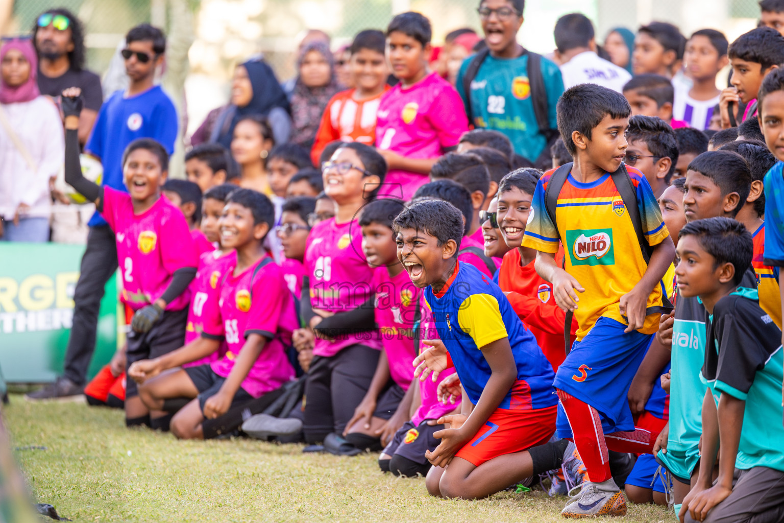 Day 3 of MILO Academy Championship 2025 (U-12) was held at Henveiru Stadium in Male', Maldives on Saturday, 3rd May 2025. Photos: Ismail Thoriq / images.mv
