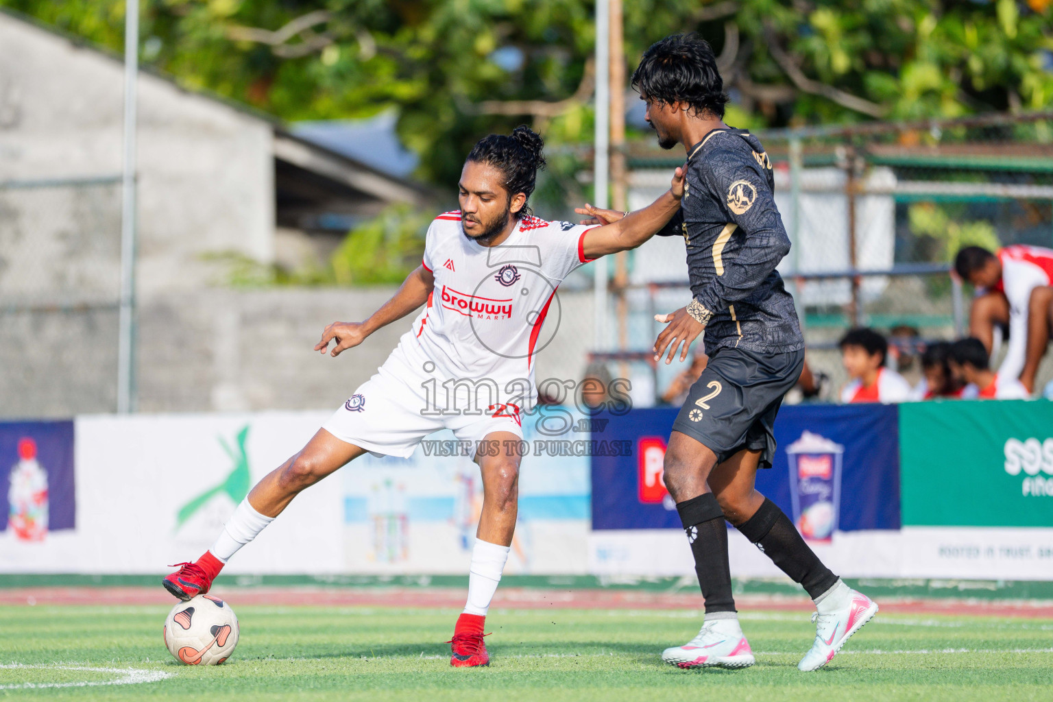 Outreef SC VS Lecrose SC in Day 3 - Fonadhoo Youth Futsal Challenge 2025 held in Fonadhoo Futsal Stadium, L. Fonadhoo, Maldives on Tuesday, 28th October 2025 Photos: Arif Rasheed / images.mv