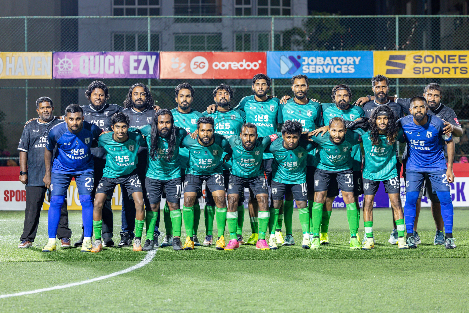 HA. Maarandhoo vs HA. Kelaa in Day 1 of Golden Futsal Challenge 2025 on Sunday, 5th January 2025, in Hulhumale', Maldives 
Photos: Nausham Waheed / images.mv