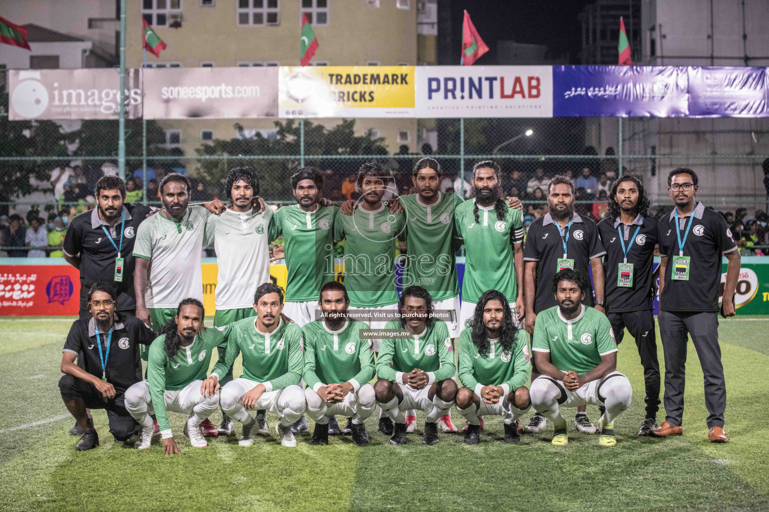 Team FSM vs Club HDC in the Quarter Finals of Club Maldives 2021 held at Hulhumale;, on 12th December 2021 Photos: Nausham Waheed