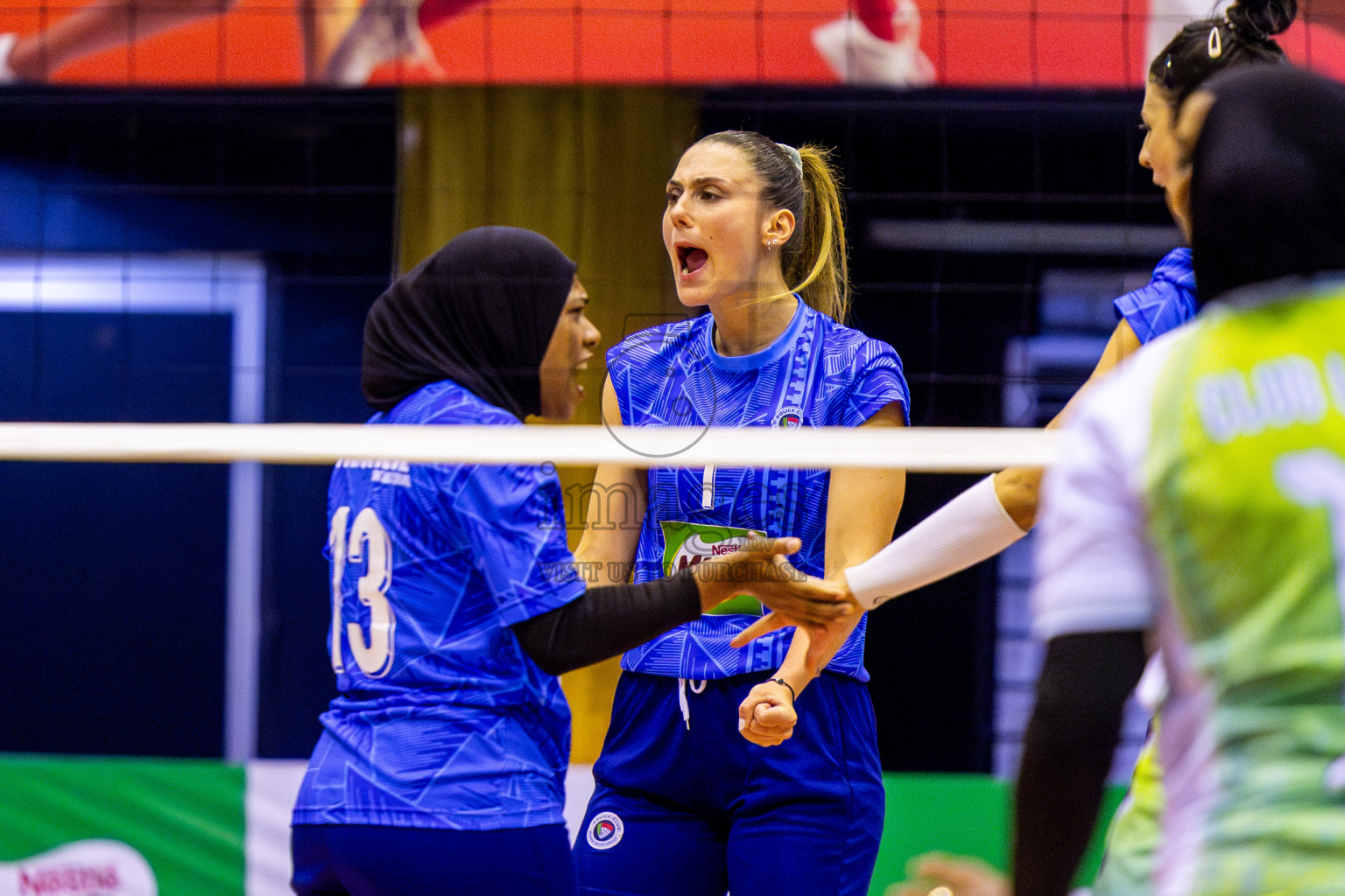 Police Club vs Club Wamco in the Final of Women's Division of VAM Cup 2025 held in Male', Maldives on Thursdsay, 17th April 2025 at Social Center Indoor Hall Photos By: Nausham Waheed / images.mv