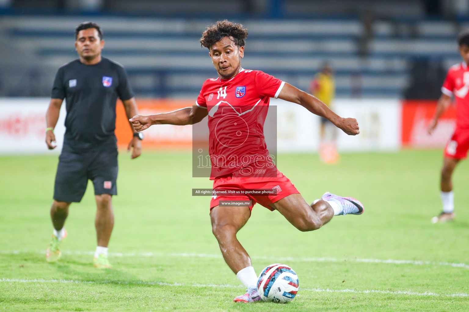 Nepal vs India in SAFF Championship 2023 held in Sree Kanteerava Stadium, Bengaluru, India, on Saturday, 24th June 2023. Photos: Hassan Simah / images.mv