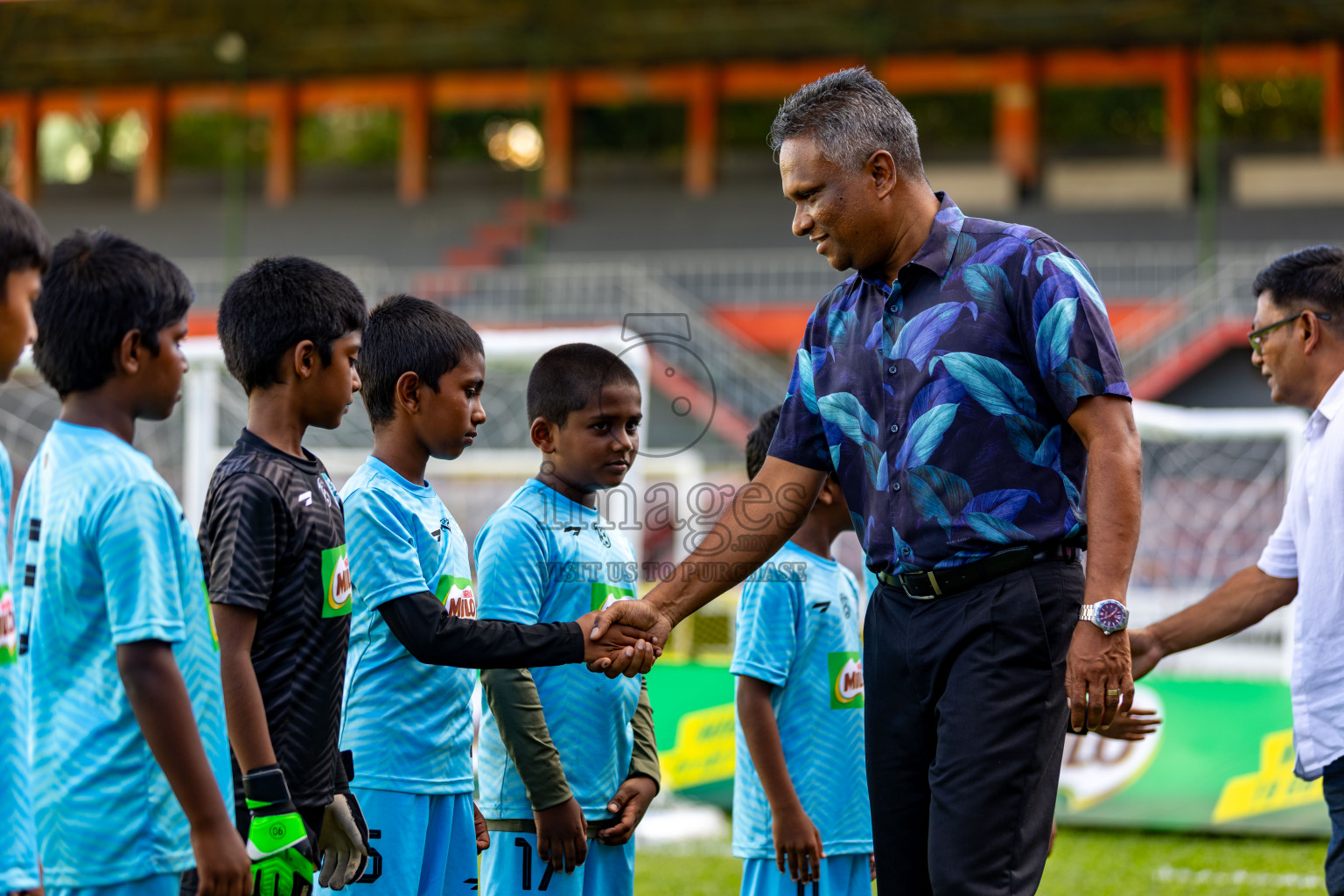 Day 2 of MILO Kids Football Fiesta was held at National Stadium in Male', Maldives on Saturday, 24th February 2024.